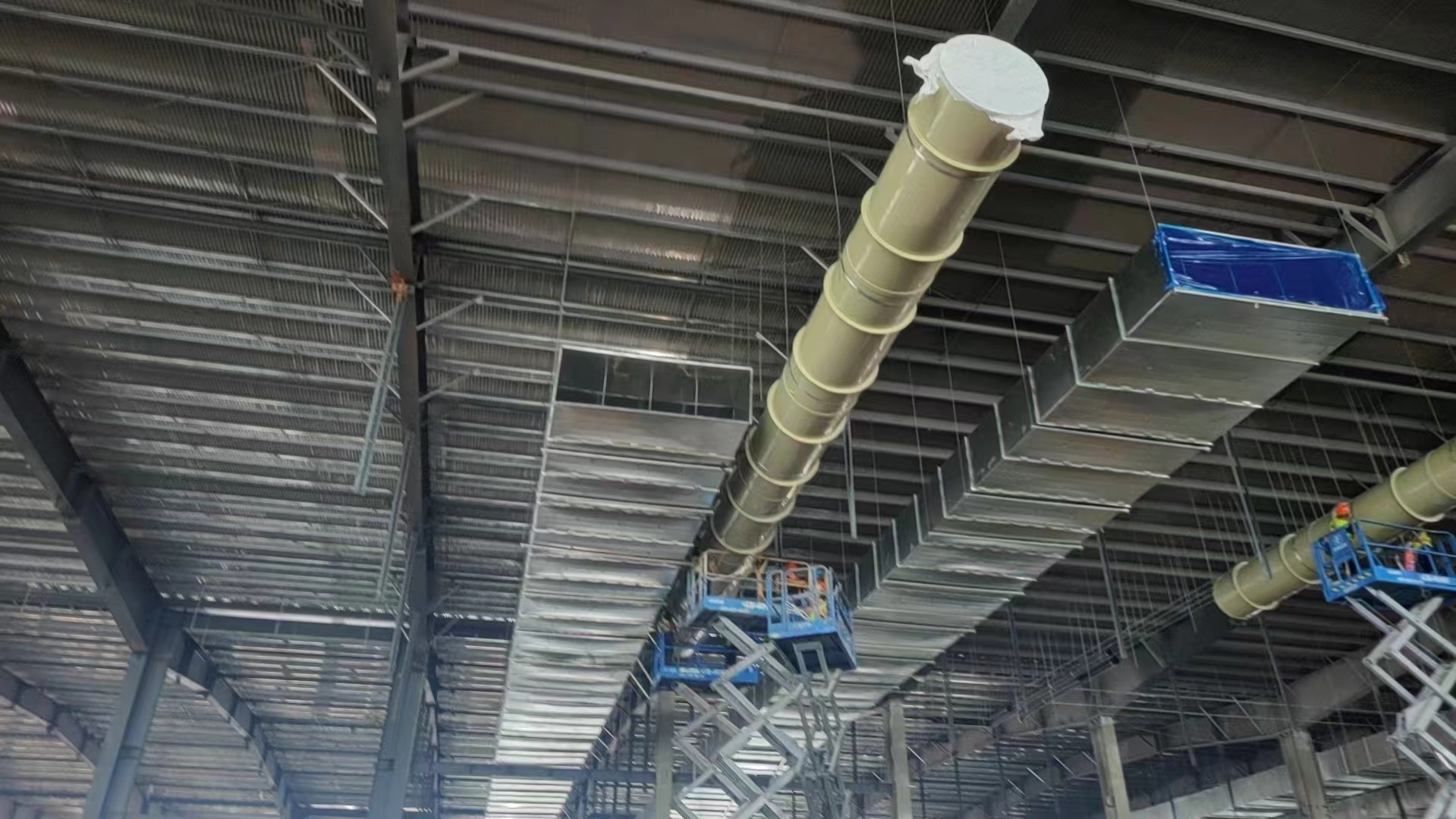 整棟樓高效通風系統風管施工實踐與優化案例-全管通通風管道制造 全管通通風風管在凈化空調系統的應用